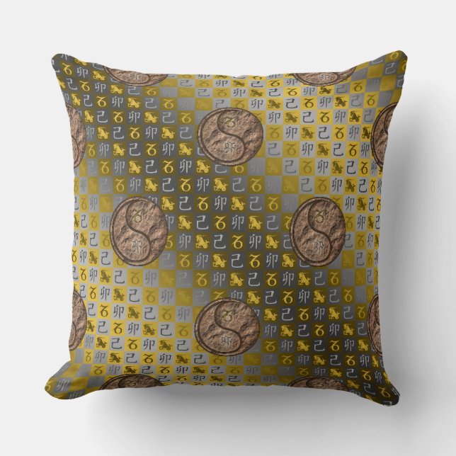 Capricorn & Earth Rabbit Cushion (Front)