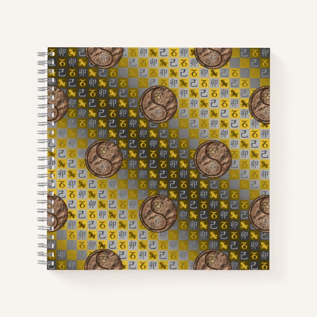 Capricorn & Earth Rabbit Notebook (Front)