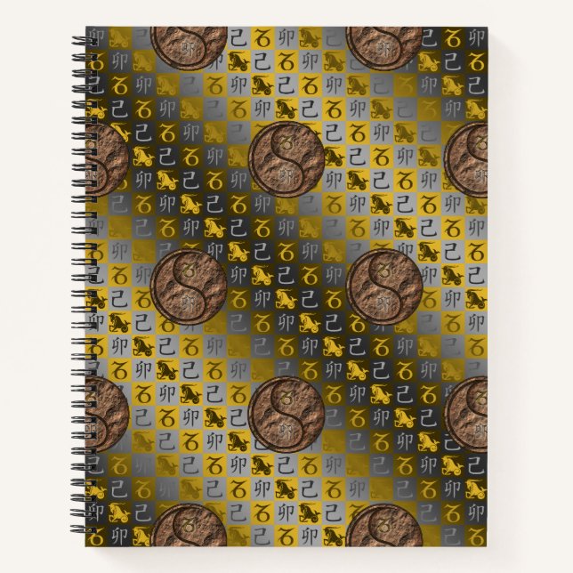 Capricorn & Earth Rabbit Notebook (Front)