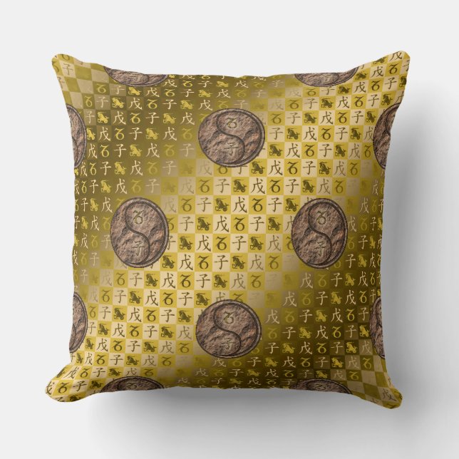 Capricorn & Earth Rat Cushion (Front)