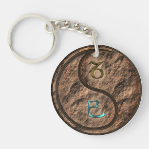 Capricorn & Earth Snake Key Ring