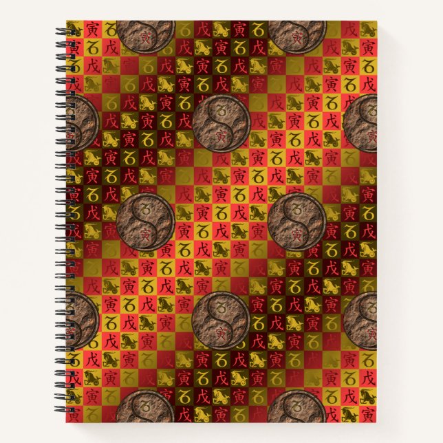 Capricorn & Earth Tiger Notebook (Front)