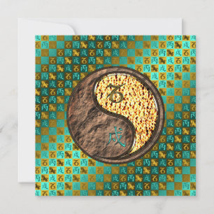 Capricorn & Fire Dog Card