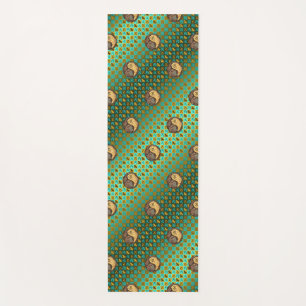 Capricorn & Fire Dog Yoga Mat