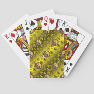Capricorn & Fire Monkey Playing Cards