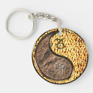Capricorn & Fire Rabbit Acrylic Keychain