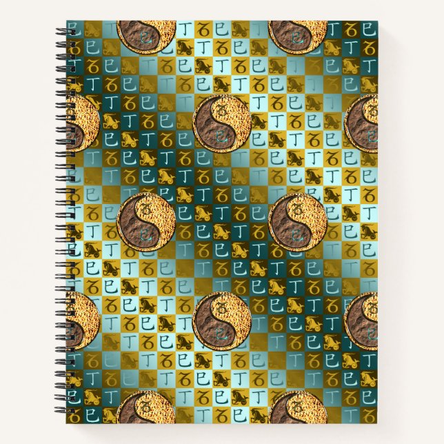 Capricorn & Fire Snake Notebook (Front)