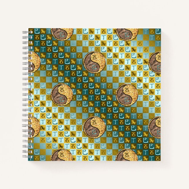 Capricorn & Fire Snake Notebook (Front)