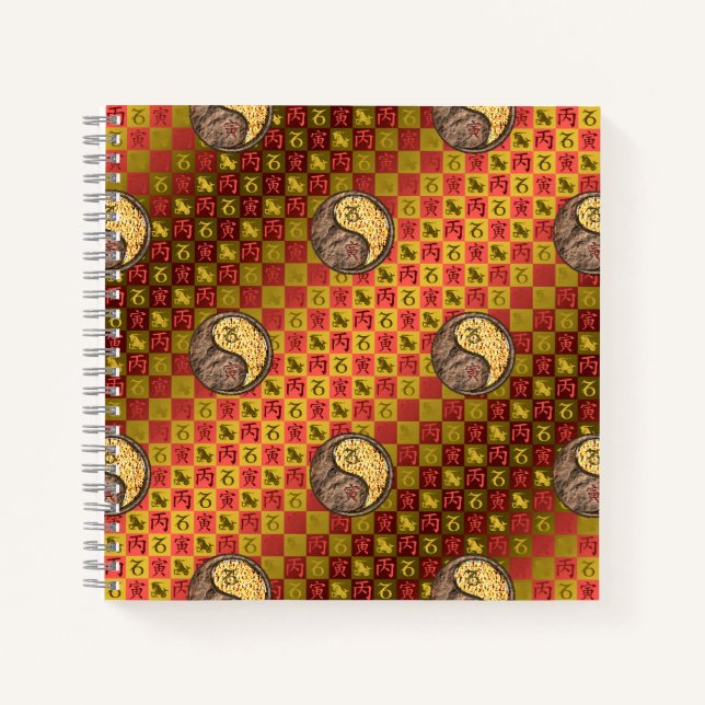 Capricorn & Fire Tiger Notebook (Front)