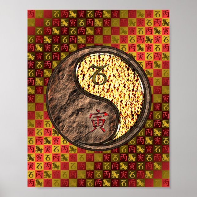 Capricorn & Fire Tiger Poster (Front)