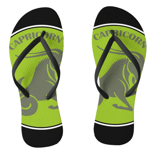 Capricorn Flip Flops (Footbed)
