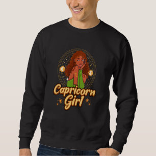 Capricorn Girl Astrology Astrologer Zodiac Sign Ho Sweatshirt