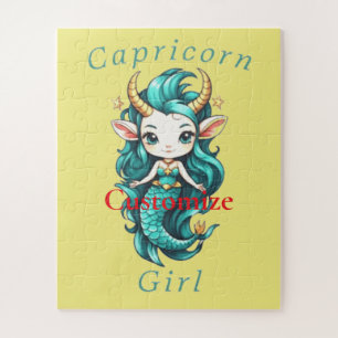 Capricorn Girl Mermaid Thunder_Cove Jigsaw Puzzle