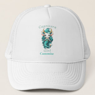 Capricorn Girl Mermaid Thunder_Cove Trucker Hat