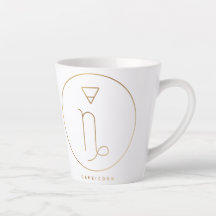 Capricorn Gold Zodiac Emblem