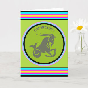 Capricorn Greeting Card