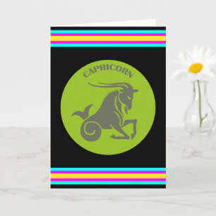 Capricorn Greeting Card