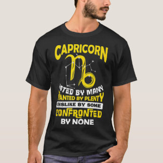 Capricorn Hated By Many December January Zodiac Bi T-Shirt