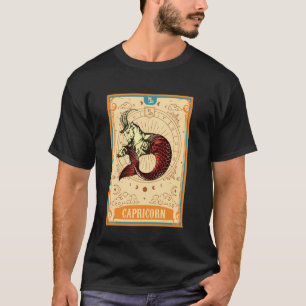 Capricorn Horoscope Tarot Card Zodiac Symbol Capri T-Shirt
