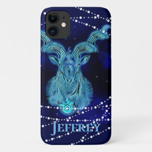 Capricorn in Dark Blue II Case-Mate iPhone Case
