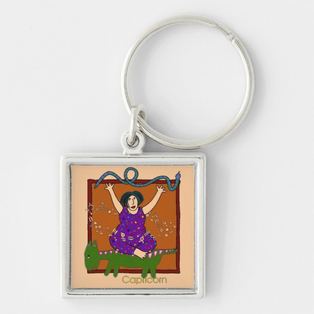 Capricorn Key Ring (Front)
