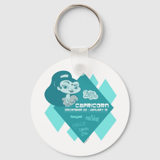 Capricorn Keychain (Front)