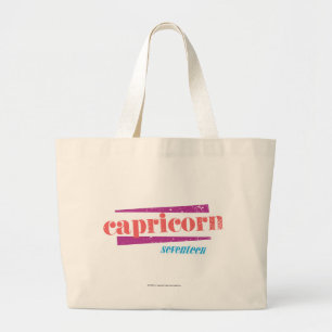 Capricorn Lt. Pink Large Tote Bag