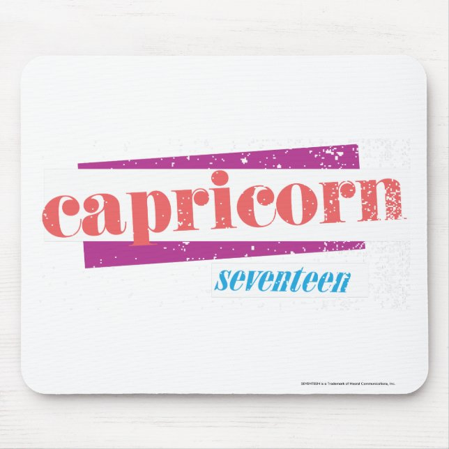 Capricorn Lt. Pink Mouse Pad (Front)