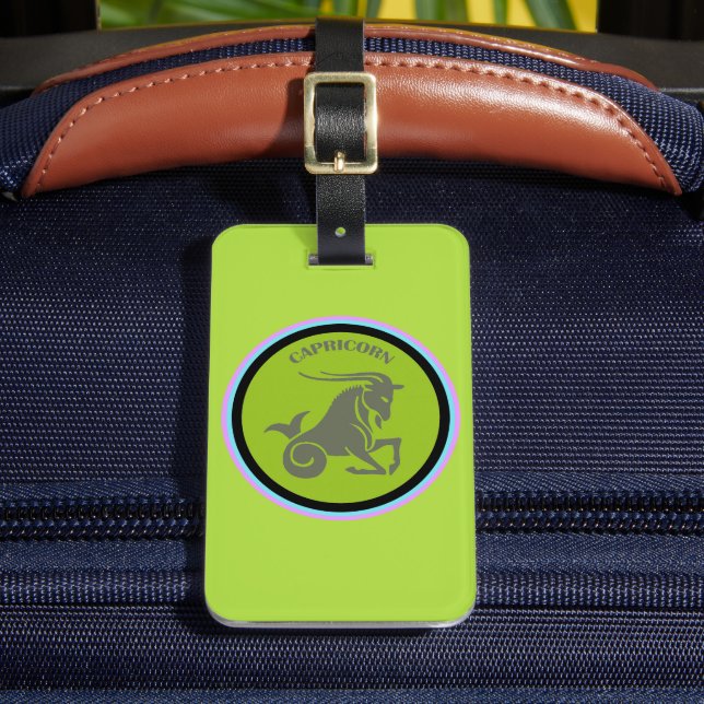 Capricorn Luggage Tag  (Front Insitu 2)