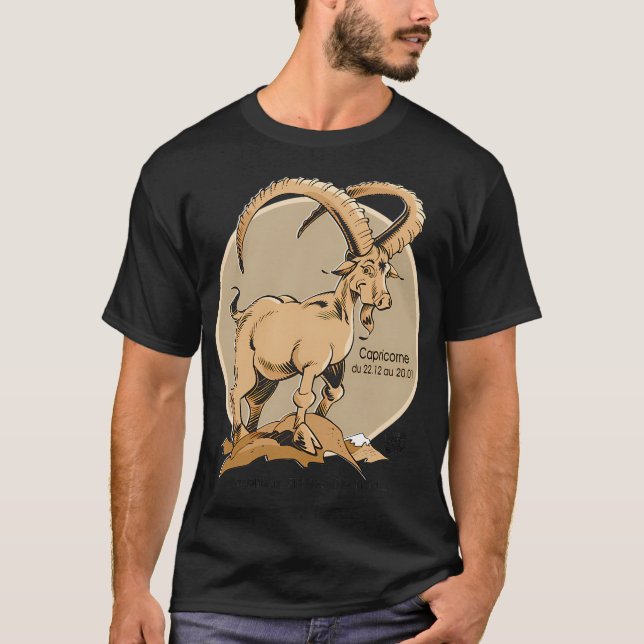 Capricorn man horoscope T-Shirt (Front)