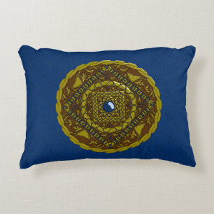 Capricorn Mandala Accent Pillow