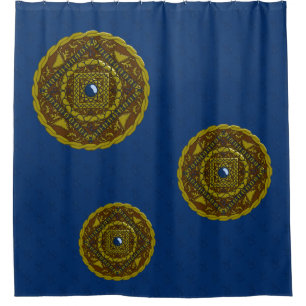 Capricorn Mandala Shower Curtain