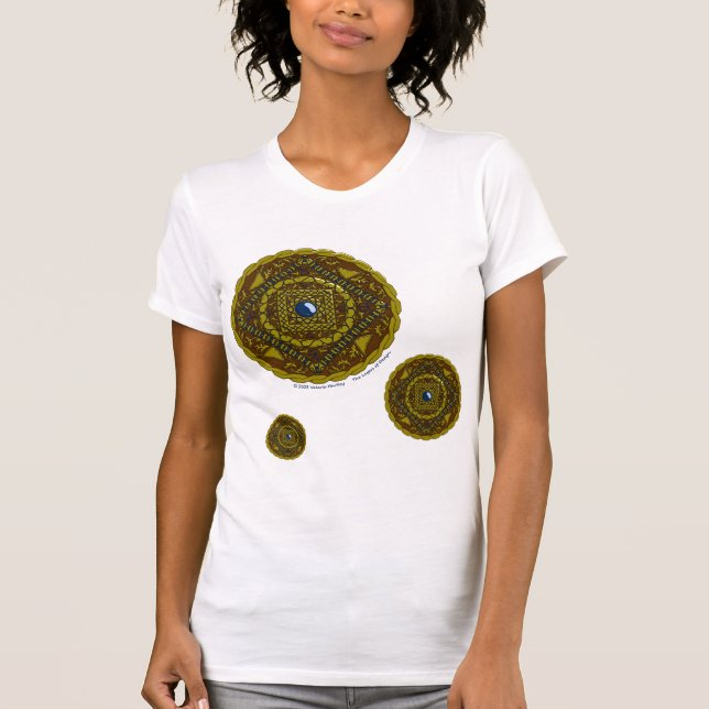 Capricorn Mandala Women's Light Shirt (Front)