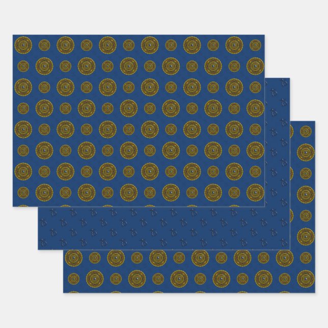 Capricorn Mandala Wrapping Paper Set (Set)