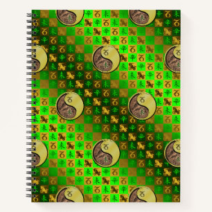 Capricorn & Metal Goat Notebook