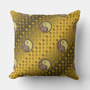Capricorn & Metal Horse Cushion