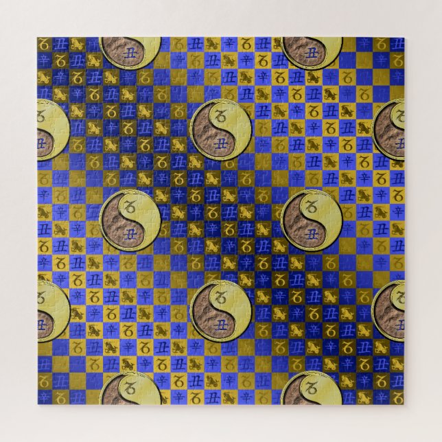Capricorn & Metal Ox Jigsaw Puzzle (Vertical)