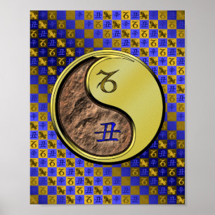 Capricorn & Metal Ox Poster