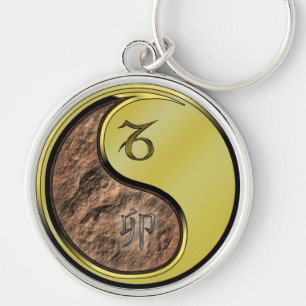 Capricorn & Metal Rabbit Key Ring