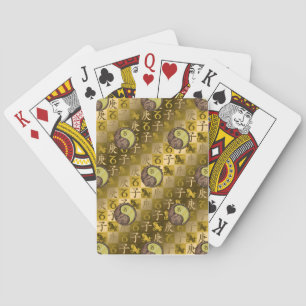 Capricorn & Metal Rat Playing Cards