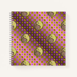 Capricorn & Metal Rooster Notebook