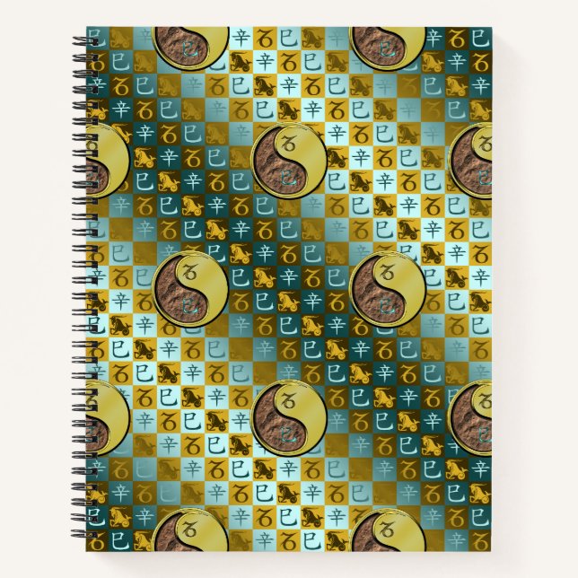 Capricorn & Metal Snake Notebook (Front)