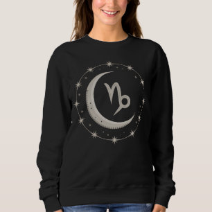 Capricorn Moon: A Celestial Symbol Sweatshirt