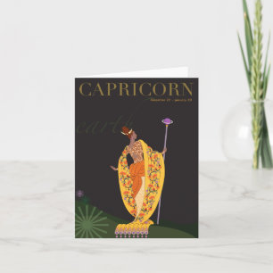 Capricorn Note Card