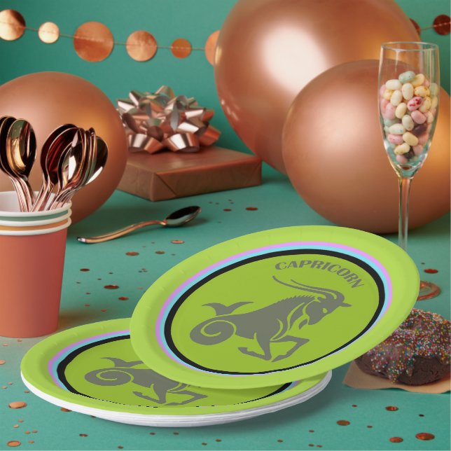 Capricorn Paper Plate (Multi)