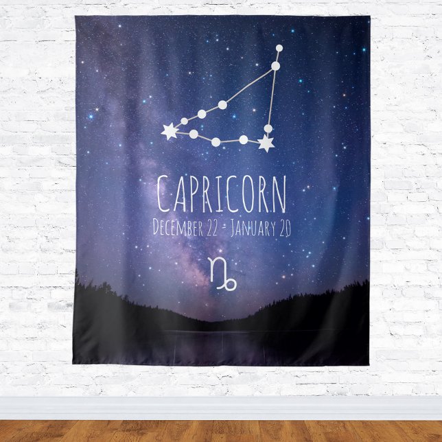Capricorn | Personalised Astrology Tapestry (Creator Uploaded)