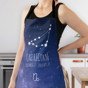 Capricorn   Personalised Zodiac Constellation Apron