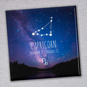 Capricorn   Personalised Zodiac Constellation Magnet