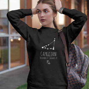 Capricorn Personalised Zodiac Constellation Sweatshirt