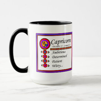 Capricorn Personality Traits Designer Mug